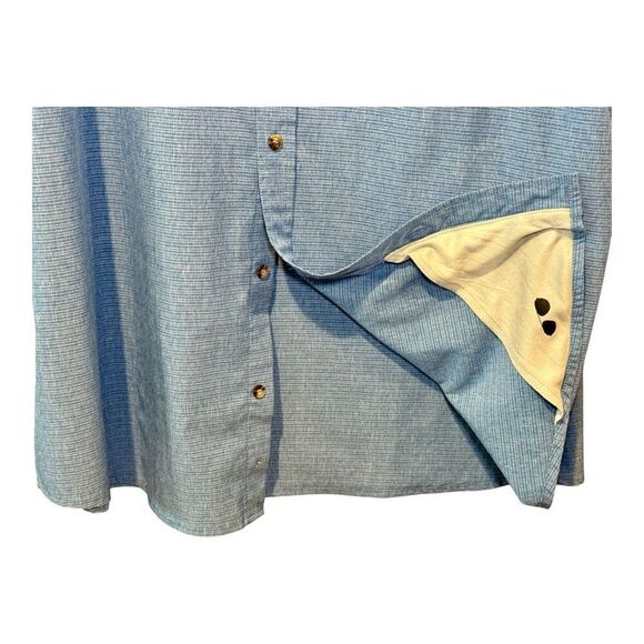 Avalanche Shirt Men’s Outdoor Button Up Blue White XL - Picture 9 of 12